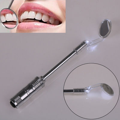 1XBright Durable Dental Mouth Mirror with LED Light Removable Autoclavable Super