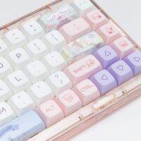 144ปุ่มชุดสุนัขน่ารัก PBT Keycaps DYE-SUB DIY Custom XDA Profile ภาษาอังกฤษ Key Cap สำหรับ MX Switch Gaming คีย์บอร์ด Cap