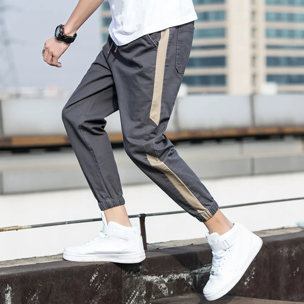 drawstring ankle sweatpants