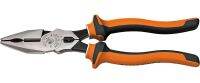 Klein Tools 12098EINS Insulated Combination Pliers with VDE Certified 3-Part Insulation, Crimping Die and Toothed Pipe-Grip, 8.7 Inch