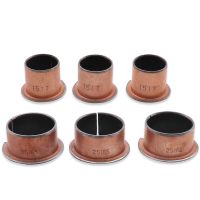 5PCS Inner Diameter 10/12/14/15mm SF-1F Flanging Self-lubricating Bearing Oilless Bushing Sleeve Height 6-20mm