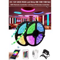 สายไฟ led 15 ม. rgb 2835 12v กันน้ําพร้อมรีโมท