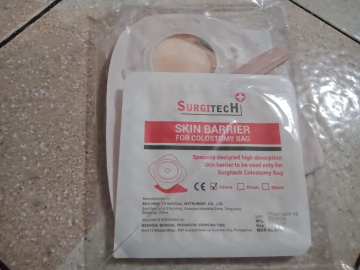COLOSTOMY BAG 45 MM (SURGITECH BRAND) HIGH QUALITY AND BRANDNEW Lazada PH