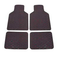 【hot】﹍✘✼  4pcs Leather Car Floor Foot Protector for Spills Dog Pets Anti-Slip Front and Rear mats