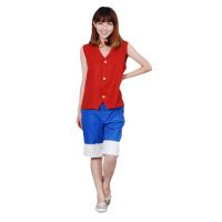 [cross-border] sailing pirates ONEPIECE luffy 1 or 2 generation COSPLAY costume suit