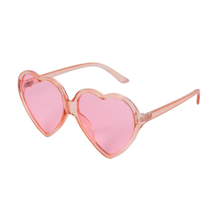 Black Heart Shaped Large Oversized Sunglasses - Nikki The Jeanius Shop