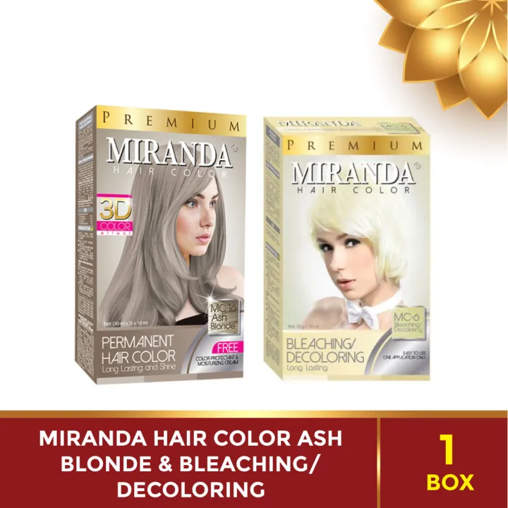 Miranda Hair Color - Ash Grey/Blonde (MC6/ MC16) | Lazada