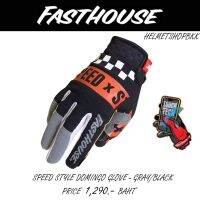 ถุงมือไบท์เกอร์ FASTHOUSE SPEED STYLE DOMINGO GLOVE GRAY BLACK