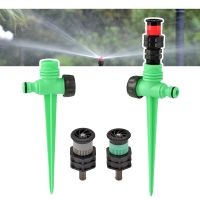 0-360° Rotation Scattering Nozzle 1/2 quot;3/4 quot;Thread Holder Garden Lawn Irrigation Sprinkler Greenhouse Park Greening Watering Tool