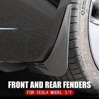 4Pcs Car Mud Flaps For Tesla Model 3 Y 2021 2022 Accessories Mudguards Front Rear Wheel Tire Splash Proof Fender Mudflaps ABS