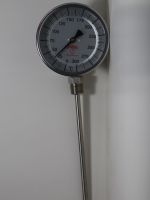 (UIM-Shop) Bi-Metal Thermometer Dial 5" , Range 0-100 C , 1/2" NPT , Model TBM52080212NB30