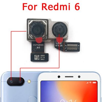 【❖New Hot❖】 anlei3 กล้องมองหลังด้านหน้าด้านหลังสำหรับ Xiaomi Redmi 6 6a ชิ้นส่วนอะไหล่สายเคเบิลงอได้โมดูลกล้องด้านหน้าหลัก