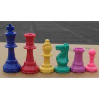 17Pcs Chess Pieces Standard Match Chess Set 2 Pcs Queen 1 Piece King High 97mm Chessman Resin Chess Pieces Without Chess Board