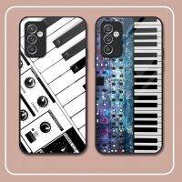 【Xiaohongs keyboard film 】 คีย์บอร์ด Synthesizer เพลงโทรศัพท์กรณีกระจกนิรภัยสำหรับ Samsung S22Ultra S20 S21 S30 Pro Plus S7Edge S8 S9 S10E Plus