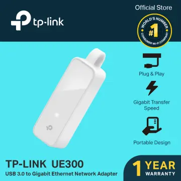 TP-Link UE300 USB 3.0 to RJ45 Gigabit Ethernet Network Adapter - Plug and  Play - Buy TP-Link UE300 USB 3.0 to RJ45 Gigabit Ethernet Network Adapter -  Plug and Play Online at