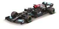 Bburago 1:43 2021 Mercedes W12 No.44 F1 Lewis Hamilton No.77 Valtteri Bottas โมเดลรถ Diecast ใหม่ในกล่อง