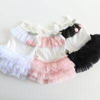 Dogs and Cats Dress Skirt Cherry Gauze  Design Pet Puppy Spring/Summer Clothes Outfit 3 Color Dresses