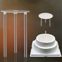 【hot】 Multi-Layer Tier Support Set 3Pcs Sticks with 1Pc Separator Construction Stacking Rack Baking Tools