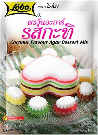 🔥Lobo ผงวุ้นอะการ์ รสกะทิ ตราโลโบ (Coconut Flavour Agar Dessert Mix)