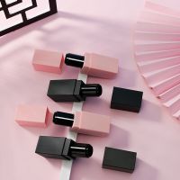 Lipstick Empty Tube Spot Cross-Border Frosted Black Pink Square  Cosmetic Packaging Material 12.1Mm