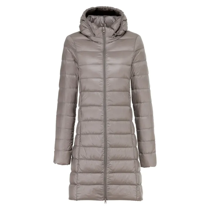 long ladies puffa jacket