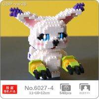 Qsv35 Gejia-6027-4อนิเมะ Blocos De Construção Para Crianças Brinquedo 3d Mini Diamante Animal Tailmon Gato Monstro Animal Estimão Sem Caixa