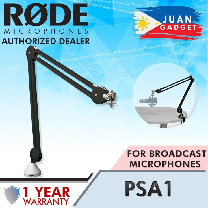 RODE PSA1 Studio Boom Arm for Broadcast Microphones | JG