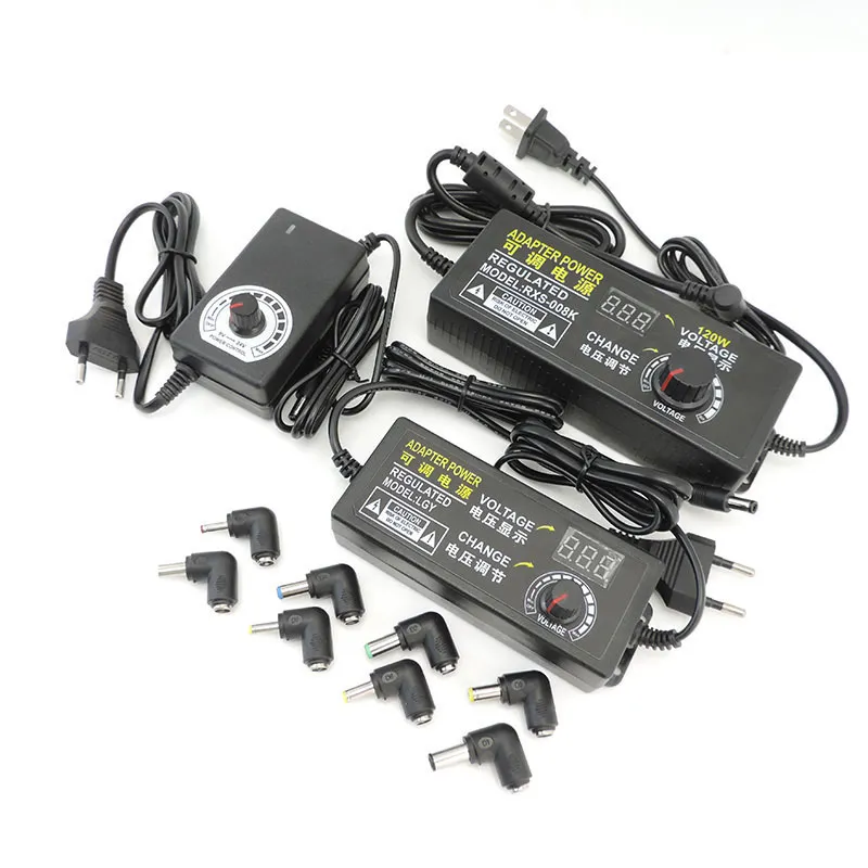 Universal 220V To 12 V dc Adapter Adjustable Power Supply 3V 5V 6V