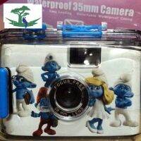 ⭐4.9 88+ชิ้น จัดส่งที่รวดเร็ว (พร้อมส่ง) กล้องทอยกันน้ำ ลายSmurfการขายครั้งแรก   ปกรณ์เสริมกล้อง