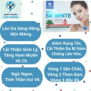 Viên Uống Sáng Da SK WHITE-NAGARA-Kết Hợp Vitamin E Đỏ và Sâm Tố Nữ