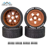 Rubber Wheel Tires Tyre 17mm Hex Tires Compatible For 1/7 ARRMA INFRACTION V2 FELONY Spare Parts 100x43mm