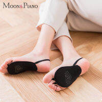 Sling Half Foot Pad Socks Invisible Summer High Heels Anti-Slip Foot Pad Sponge Care Front Foot Pad Soft Breathable Solid Color