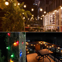 5M10M15M20M outdoor Decoration Bulbs Vintage Edison Incandescent Bulbs Fairy String Light Garden Christmas Party Decoration