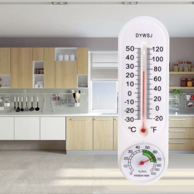 Thermometer เทอร์โมมิเตอร์ ปรอท ปรอทวัดอุณหภูมิห้อง ที่วัดอุณหภูมิ ปรอทวัดอุณภูมิ เครื่องวัดความชื้น เครื่องวัดอุณหภูมิ ไฮโกรมิเตอร์ T1414