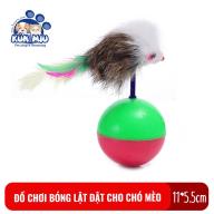Đồ chơi bóng lật đật cho mèo Kún Miu chất liệu nhựa PP an toàn thumbnail