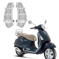 ซ้ายขวาหม้อน้ำหม้อน้ำฝาครอบสไตล์ 24x8 ซม.สำหรับ VESPA GTS 250 300 2013-2020 สำหรับมอเตอร์ไซด์