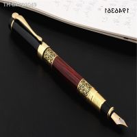 ❈✿ High quality 530 Golden carving Mahogany Business office School student office Supplies Fountain Pen New Ink pen ink pen