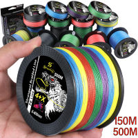 Sougayilang ยี่ห้อใหม่ 4 strands PE/pe สายตกปลาถักสายตกปลา 150 เมตร 500 เมตร multifilament ตกปลาสวมใส่ลวดเหล็ก perch สายตกปลา