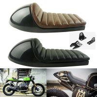 ✖▫№ Cafe Racer Seat Retro Seat Pan Base Vintage Saddle Scrambler Cushion Vintage Motorcycle Seat for BMW Triumph Bonneville Honda