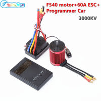 THINKMAX อัพเกรดกันน้ำ F540 4370kv มอเตอร์ B Rushless 60a B Rushless Esc และโปรแกรมเมอร์รถสำหรับ1/10 Rc รถ R Edcat ไฟฟ้าภูเขาไฟ Epx Pro ทรอนิก Xte