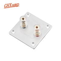 【Worth-Buy】 GHXAMP 2-Bit Audio ลำโพง Terminal Square ทองแดง Binding Post ลำโพงกล่องสายไฟ Terminal Board 57*57มม. อุปกรณ์เสริม1PC