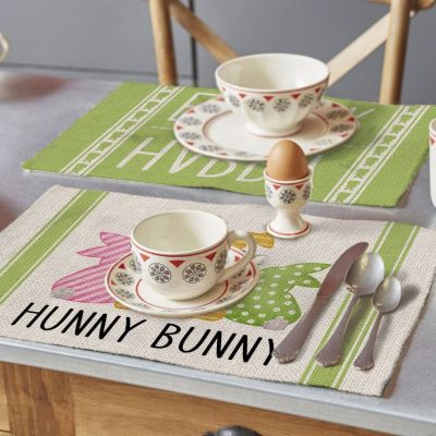 （HOT) ผลิตภัณฑ์ใหม่ของ happy Easter ผ้าปูโต๊ะกระต่ายไข่โต๊ะกาแฟผ้าตกแต่งผ้าปูโต๊ะอีสเตอร์