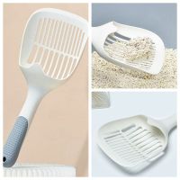 Pets Cat Litter Shovel Large White PP Material Pooper Scoopers Sand Spoon Dogs Shit Artifact Kitten Can Be Hung Cleaning Tools