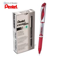 Pentel ปากกาหมึกเจล เพนเทล Energel BLN55 0.5mm - หมึกสีแดง (กล่องละ 10 ด้าม)