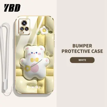 Cute Korean Bear Animals Clear Samsung Phone Case for Samsung