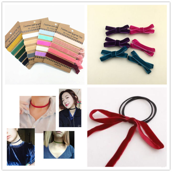 50-yards-1cm-good-quality-velvet-elastic-ribbon-stretchy-velour-tape-webbing-21-color-for-hair-tie-gift-packing-party-decoration