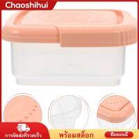 Chaoshihui ตัวจัดชิ้นชีสครอบคลุมเคสชีสครัวผลไม้กล่องสดกล่องชีสสด