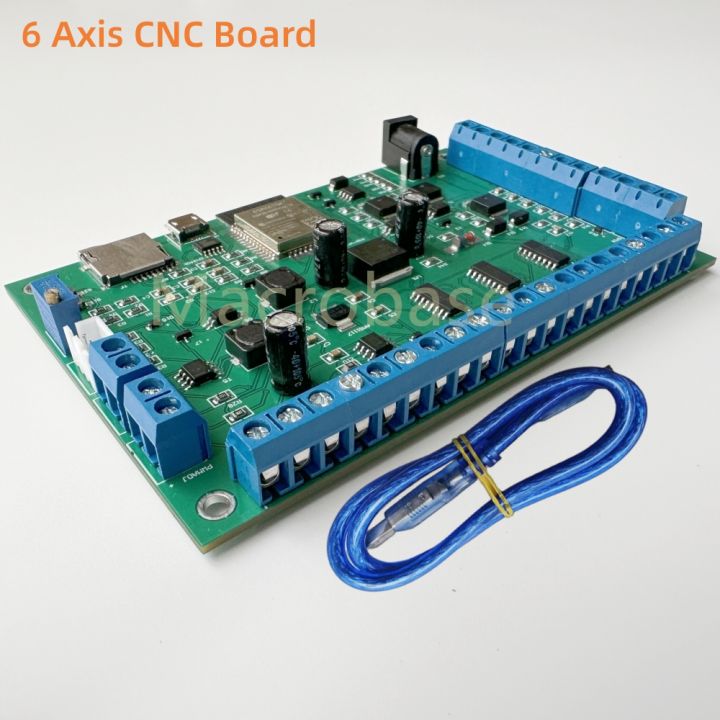 6แกน-grbl-controller-breakout-board-ควบคุม-motion-card-cnc-router-เลเซอร์แกะสลัก-milling-marking-เครื่องตัด-diy-parts