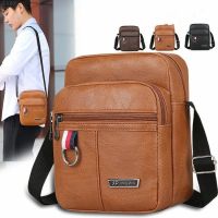 2023 Men S Messenger Bag Crossbody Shoulder Bags PU Leather Men Travel Sling Bag Large Capacity Business Messenger Bag For Male