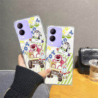 เคสใส่โทรศัพท์สำหรับ VIVO Y17S ใหม่มือวาดกราฟฟิตีการ์ตูนเคสมือถือมือสร้างสรรค์บางเฉียบนุ่มฝาหลังเคสห่อหุ้ม